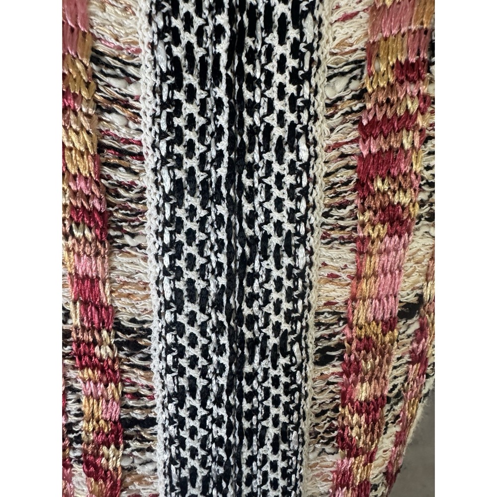St John Tweed Knit Jacket Textured Full Zip Long Sleeve Womens Size 10 USA Made - Picture 8 of 12